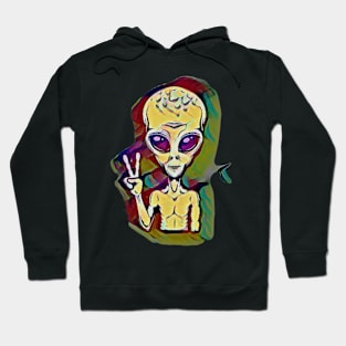 E.T. peace sign Hoodie